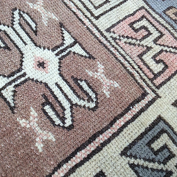 手織りトルコ絨毯 132x70cm 5枚目の画像