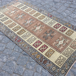手織りトルコ絨毯 132x70cm 9枚目の画像