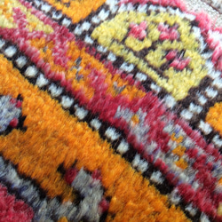 手織りトルコ絨毯 91x49cm ヴィンテージ ラグ 7枚目の画像