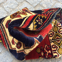 手織りトルコ絨毯 91x47cm ヴィンテージ ラグ 6枚目の画像