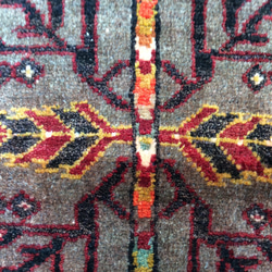 手織りトルコ絨毯 116x55cm ヴィンテージ ラグ 4枚目の画像