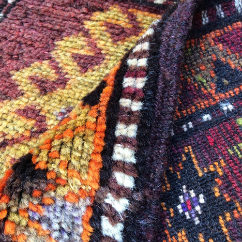 手織りトルコ絨毯 92x68cm ヴィンテージ ラグ カーペット・絨毯 手織りトルコ絨毯 92x68cm ヴィンテージ ラグ カーペット・絨毯