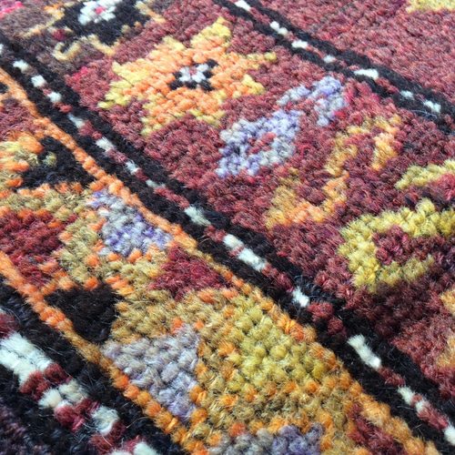手織りトルコ絨毯 92x68cm ヴィンテージ ラグ カーペット・絨毯 手織りトルコ絨毯 92x68cm ヴィンテージ ラグ カーペット・絨毯