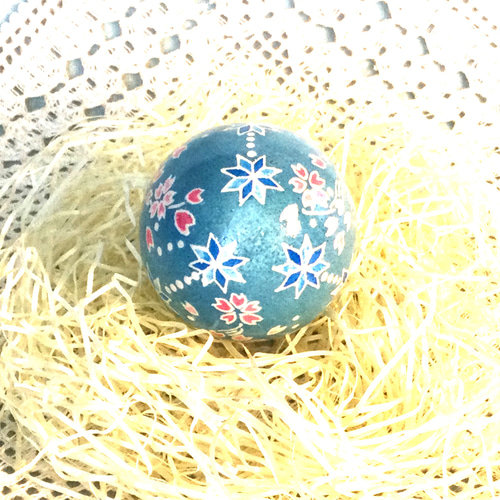 イースターエッグ(PYSANKY) 本物の卵です(๑˃̵ᴗ˂̵) クリスマスツリー