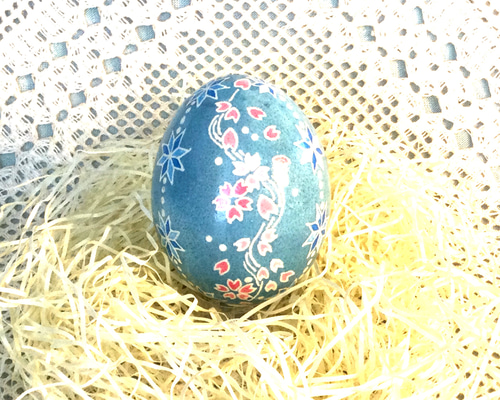 イースターエッグ(PYSANKY) 本物の卵です(๑˃̵ᴗ˂̵) クリスマスツリー