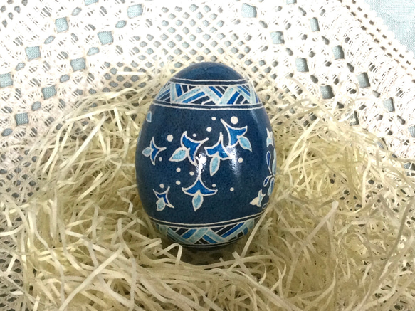 イースターエッグ(PYSANKY)  本物の卵です(๑˃̵ᴗ˂̵) 3枚目の画像