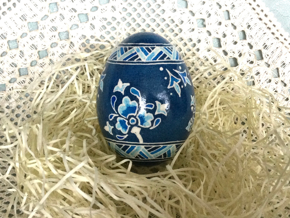 イースターエッグ(PYSANKY)  本物の卵です(๑˃̵ᴗ˂̵) 4枚目の画像