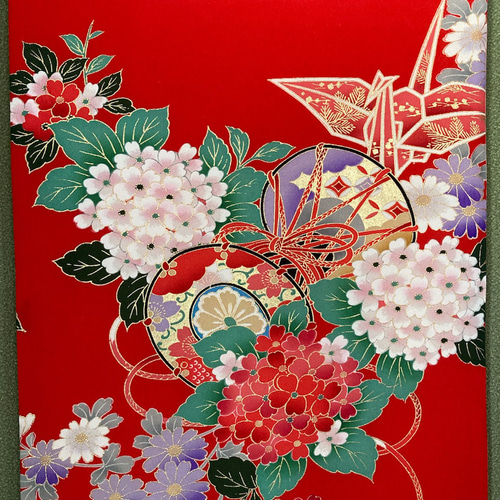 ☆送料無料☆掛け軸 着物リメイク 和風インテリア ひな祭り 桃の節句