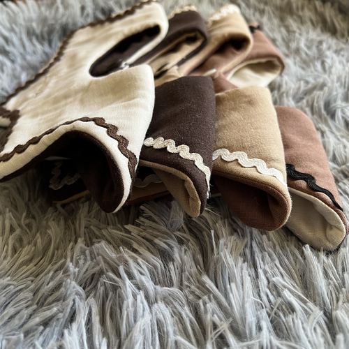 なみなみスタイ ハンドメイド スタイ オーダースタイ お名前刺繍