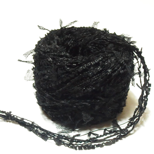引き揃え糸 H 006 ブラック＊真っ黒＊引き揃え糸＊30g巻 毛糸 k-knot 通販 15424360
