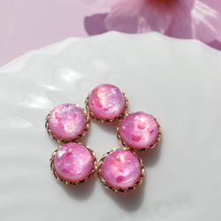 色が変わる 桜色１粒リング～sakura jelly～ さくら サクラ 春 ピンク シンプル 6枚目の画像