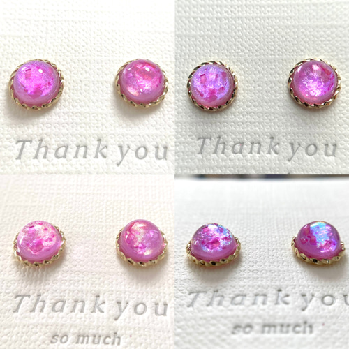 色が変わる 桜色1粒ピアス〜sakura jelly〜 さくら サクラ 春 色が変わる 桜色1粒ピアス〜sakura jelly〜 さくら サクラ 春