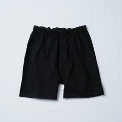 [wau] [亞麻內褲] 柔軟親膚亞麻內衣/黑色 b014m-bck2 第15張的照片