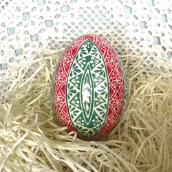 イースターエッグ(PYSANKY)  本物の卵です(๑˃̵ᴗ˂̵) 3枚目の画像