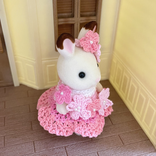 シルバニア　sakura シルバニア 赤ちゃん さくらうさぎ Cherry Blossom rabbit
