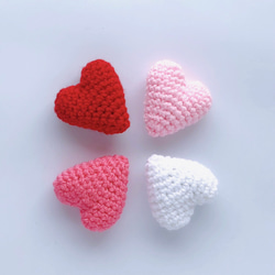 匿名配送♡♡ 数量限定！特価品 ハートのあみぐるみ5個