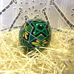 イースターエッグ(PYSANKY)  本物の卵です(๑˃̵ᴗ˂̵) 6枚目の画像