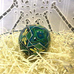 イースターエッグ(PYSANKY)  本物の卵です(๑˃̵ᴗ˂̵) 5枚目の画像