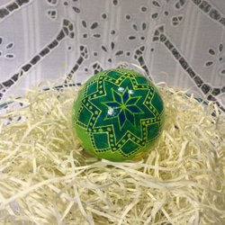 イースターエッグ(PYSANKY)  本物の卵です(๑˃̵ᴗ˂̵) 6枚目の画像