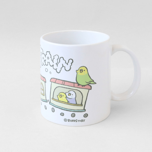 マグカップ（BIRD TRAIN / セキセイインコ） マグカップ