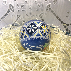 イースターエッグ(PYSANKY)  本物の卵です(๑˃̵ᴗ˂̵) 6枚目の画像