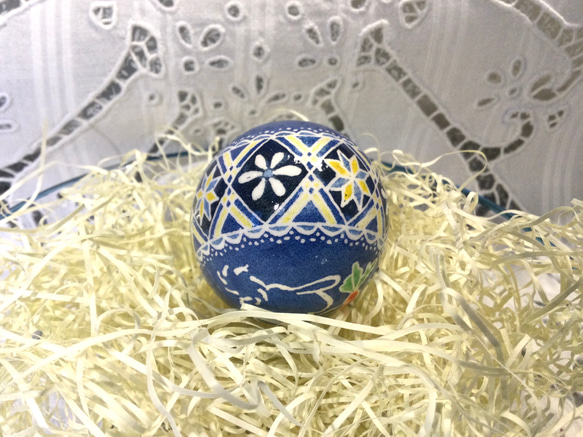 イースターエッグ(PYSANKY)  本物の卵です(๑˃̵ᴗ˂̵) 6枚目の画像