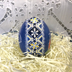 イースターエッグ(PYSANKY)  本物の卵です(๑˃̵ᴗ˂̵) 2枚目の画像