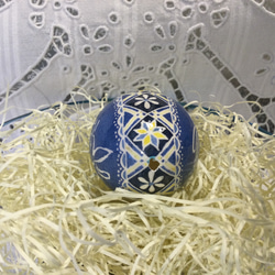 イースターエッグ(PYSANKY)  本物の卵です(๑˃̵ᴗ˂̵) 5枚目の画像