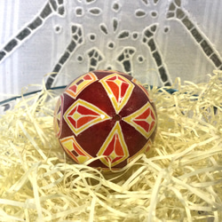 イースターエッグ(PYSANKY)  本物の卵です(๑˃̵ᴗ˂̵) 5枚目の画像