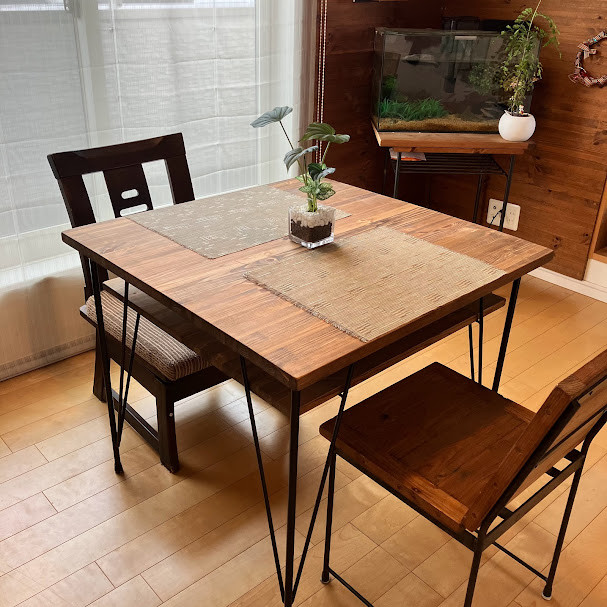 W80×D80　棚付きダイニングテーブル　ワークデスク 20,650円