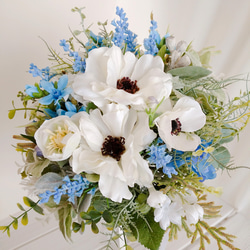 大人ピンク系アネモネブーケ（ブトニア付） ブーケ sweet-cafe 通販