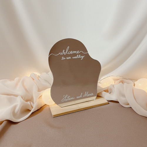 ウェルカムスペース テラコッタオレンジ&ブラウン(ウェルカムボード