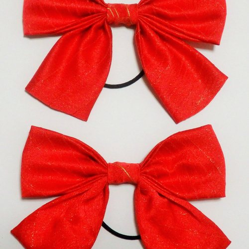 秋 きもの和柄風 ヘアゴム 秋 きもの和柄風 ヘアゴム 和柄 ヘアゴム