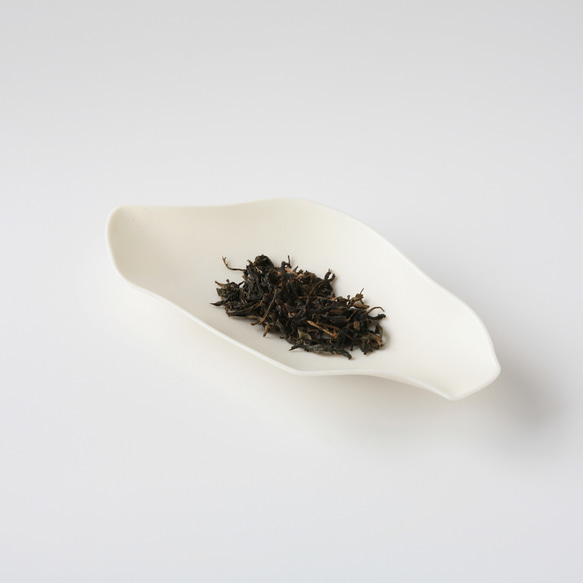 白磁　茶則　茶荷　中国茶 1枚目の画像