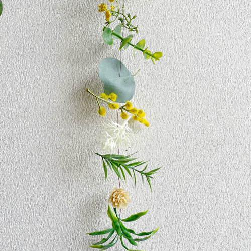 ミモザハンドメイド2023】春色グリーンセット フェイクグリーン