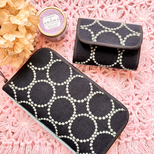 mina perhonen 生地使用*:. ⚮̈ tambourine 小財布 Sﾌｧｽﾅｰ/ｺｲﾝｹｰｽ  