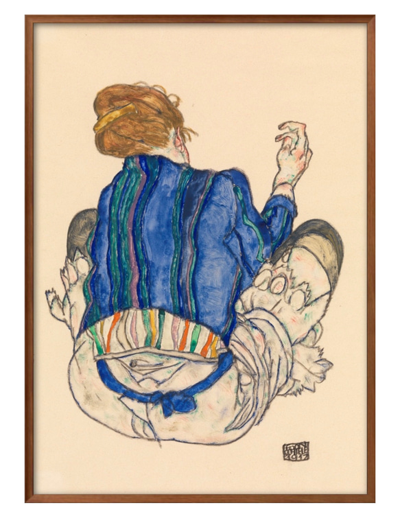 Amazon.co.jp: エゴン・シーレ-The Embrace 絵画 インテリア