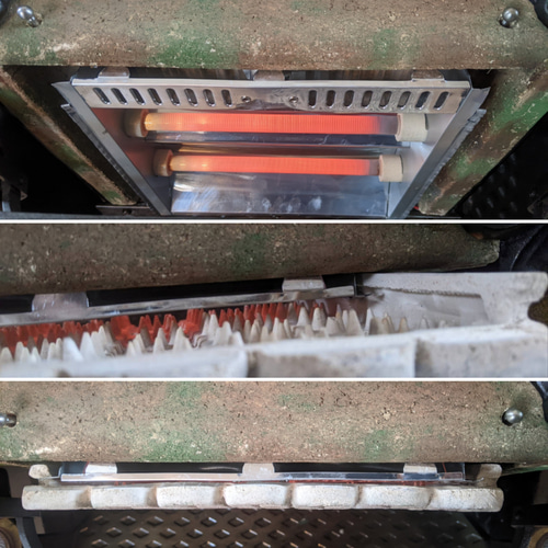 アンティークストーブ ISOMURA（改）実働品 電気ストーブ 電気ヒーター