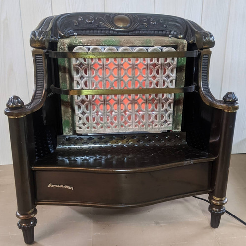 アンティークストーブ ISOMURA（改）実働品 電気ストーブ 電気