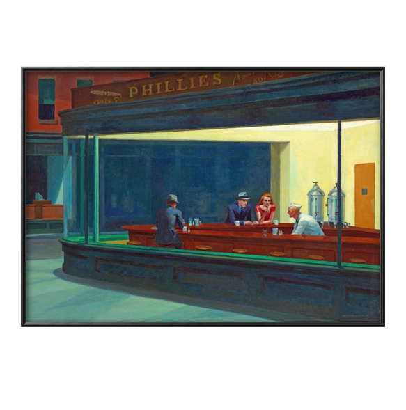 4479□ポスター 絵画 A3サイズ 『エドワード・ホッパー』 アート 4479□ポスター 絵画 A3サイズ 『エドワード・ホッパー』 アート