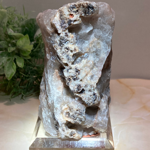 トライゴーニック ✨ 虹入り モリオン 黒水晶 原石 ラフストーン  