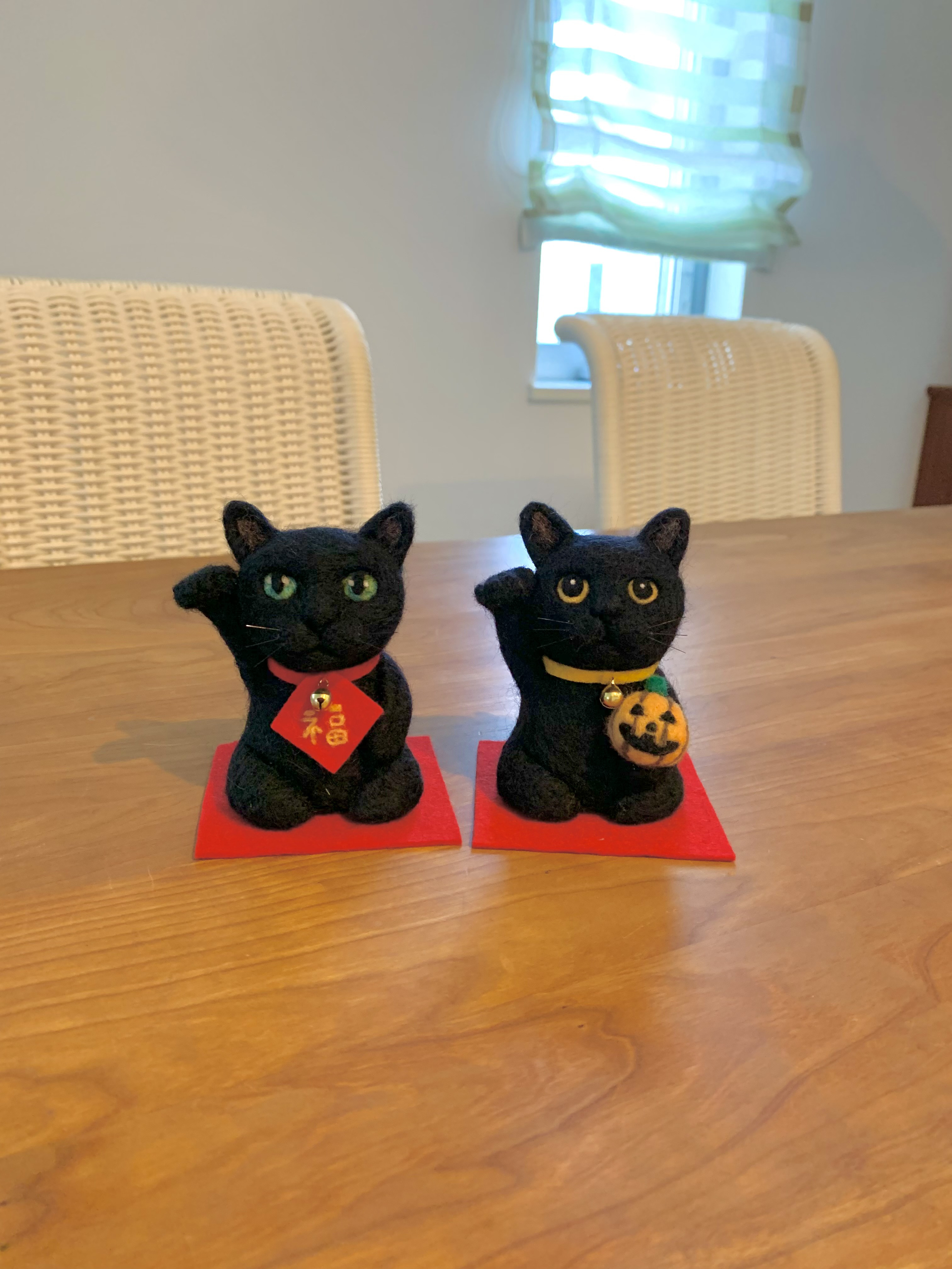くまのプーさん まねきねこ(緑猫/開運)マスコットキーホルダー