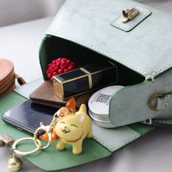 【Creema 獨家早鳥價，免運費】真皮手工單肩包，全手工縫製，兩用包 第11張的照片