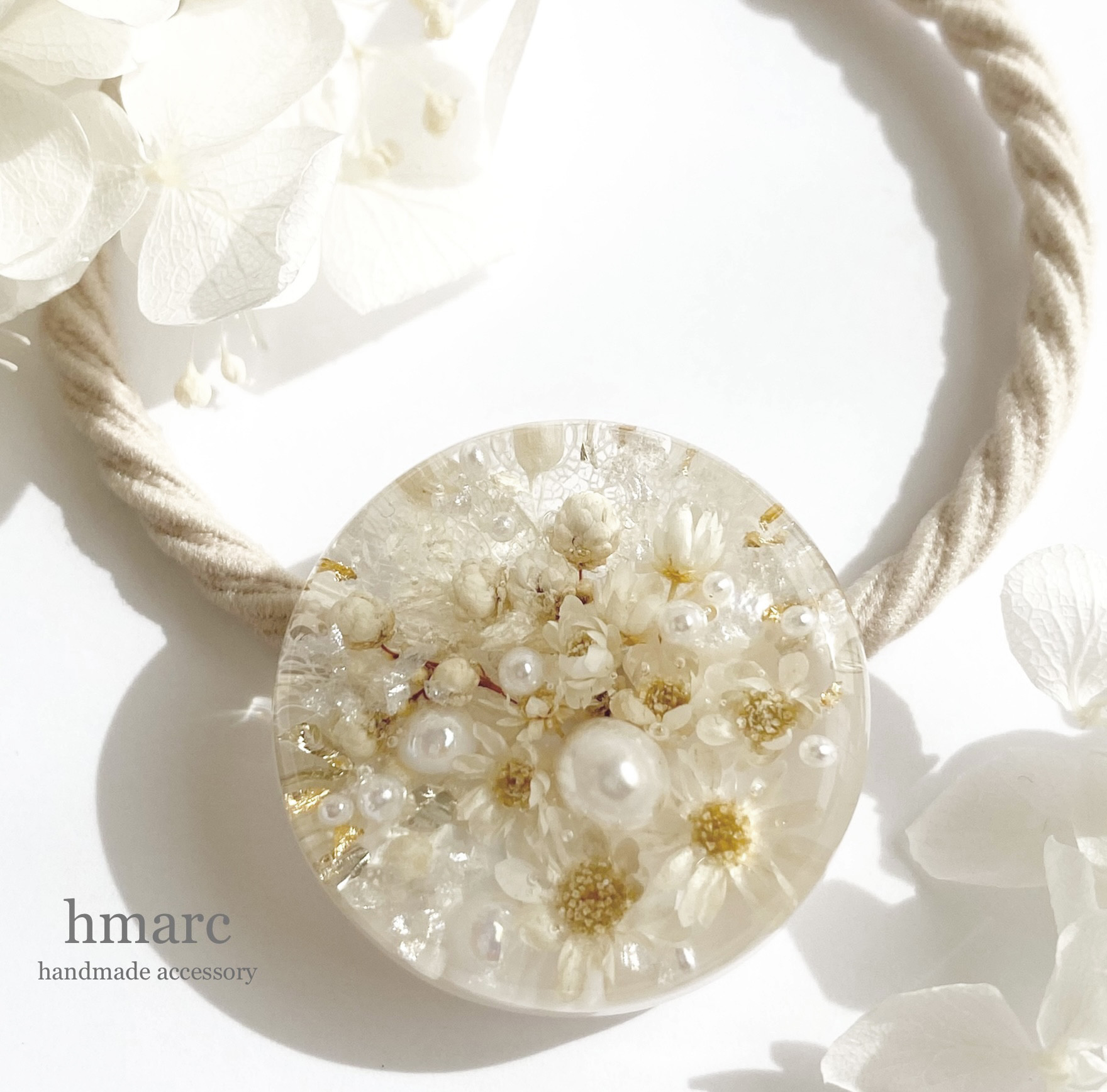 1320】レジンヘアゴムポニーフックブロ―チハンドメイド