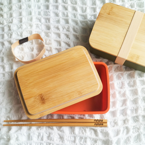 名入れ無料】弁当箱 ランチボックス 箸 セット お弁当箱 名前 刻印し