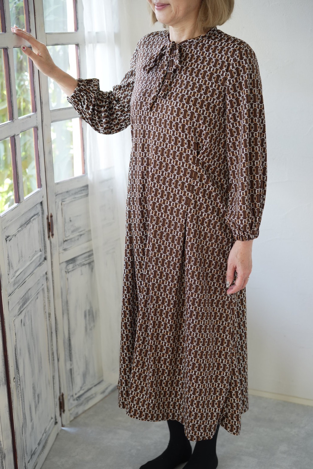 前ファスナーワンピ 14,058円