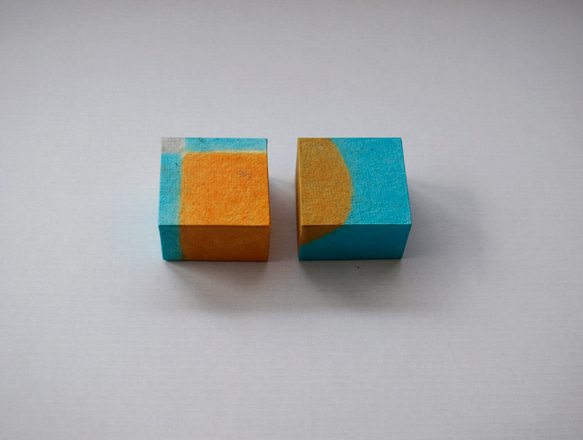 手製の小箱（空と太陽） 1枚目の画像