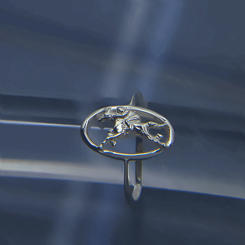 競馬*疾走シルバーリング　（950シルバー 740RGS　A92 ）