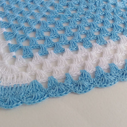 Baby blanket crochet delicate gift for a newborn 4枚目の画像