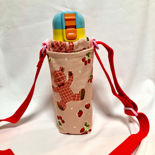 スケーター ステンレス水筒カバー 470ml対応 肩紐付き 水筒カバー 水筒